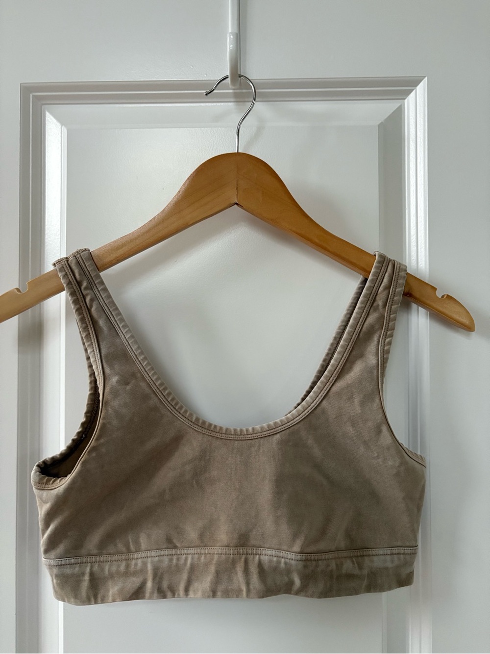 Aerie Everyday Recharge Scoop Neck Bra Bralette in Taupe American Eagle